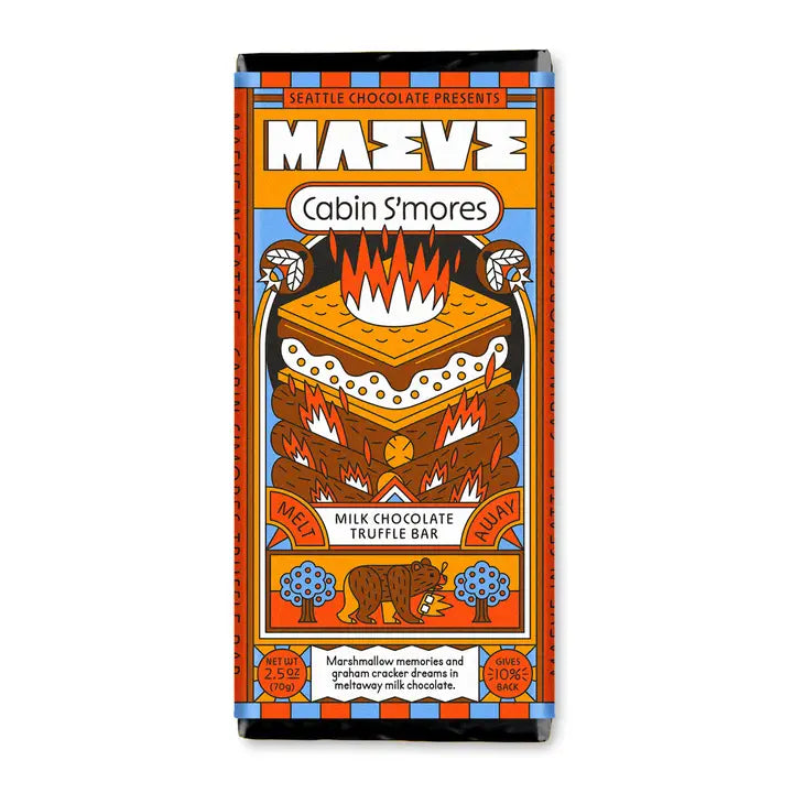 Cabin S'mores Truffle Bar