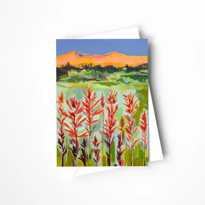 Alpenglow Greeting Card