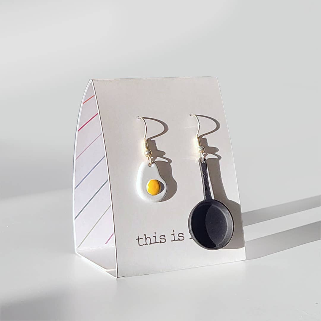 Fry Me A River :: 3D-Printed Dangle Earrings