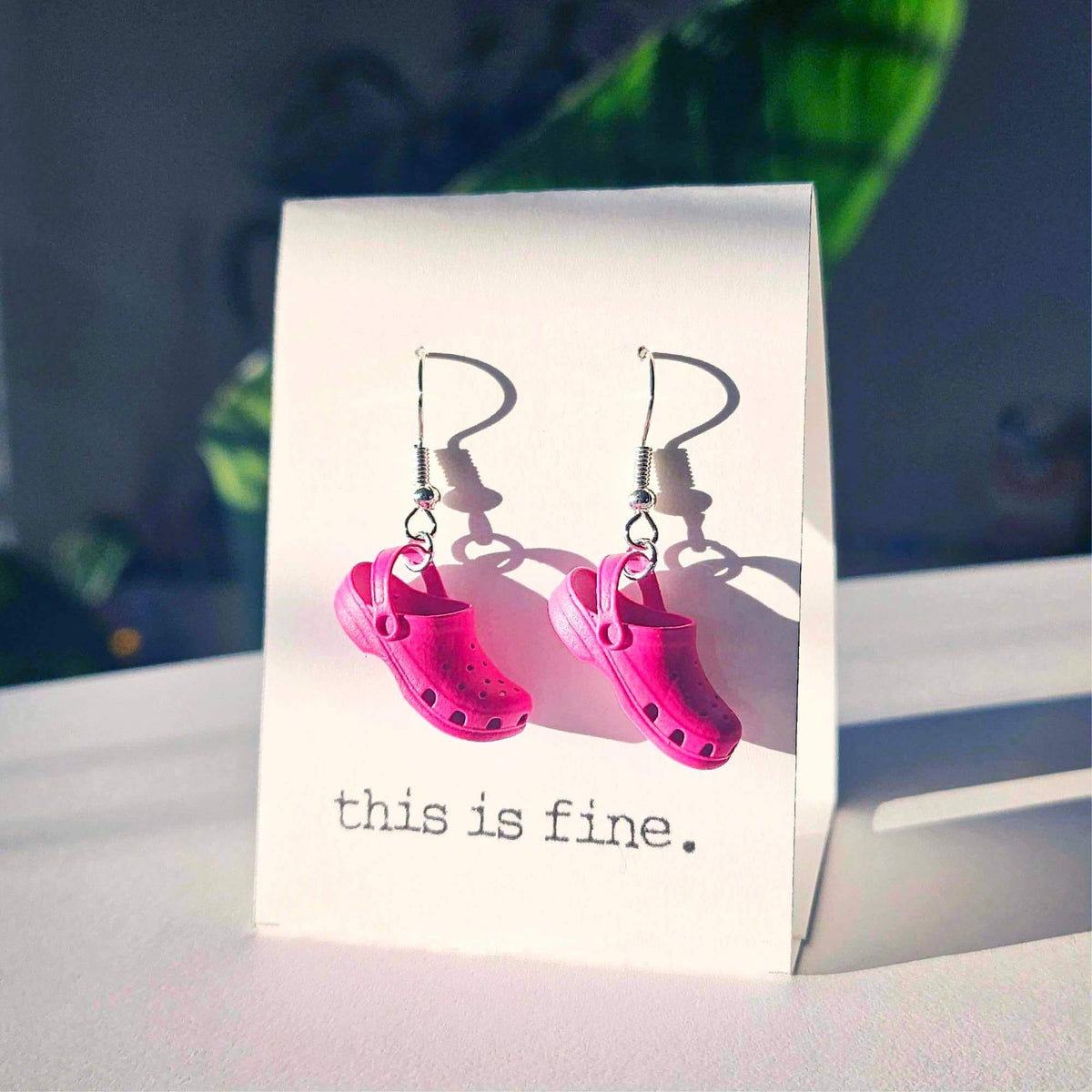 I Don't Want to Croc About It :: 3D-Printed Dangle Earrings