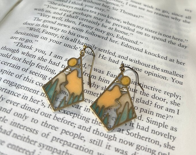 Wild & Scenic :: Stained Glass Resin Earrings