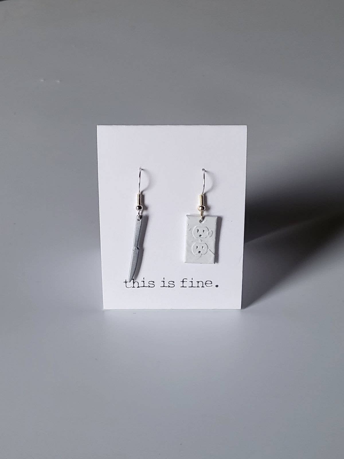 Intrusive Thoughts :: 3D Printed Dangle Earrings
