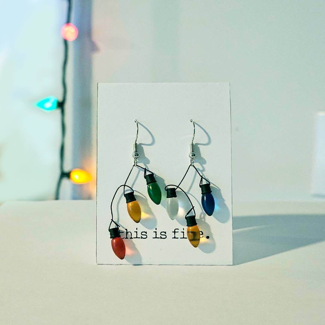 Not The Brightest Bulb :: 3D-Printed Dangle Earrings