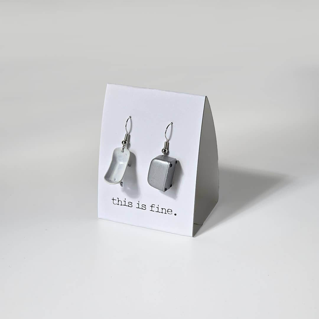 Spa Day :: 3D-Printed Dangle Earrings