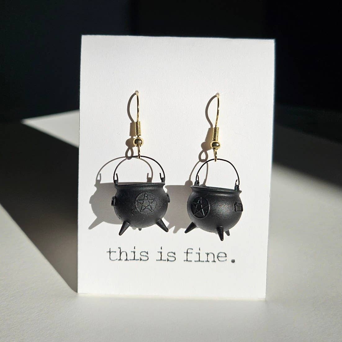 Witch Please :: 3D-Printed Dangle Earrings