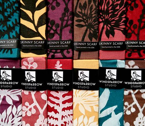 Botanical Skinny Scarf Collection
