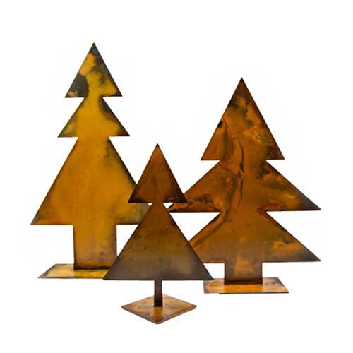 Trio of Contemporary Metal Trees