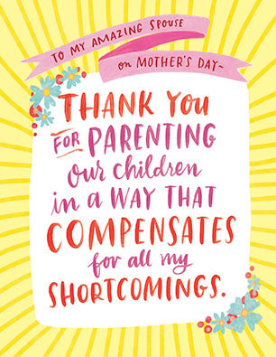 Funny Spouse Mother's Day Card