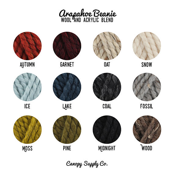 Canopy Supply Color Swatches