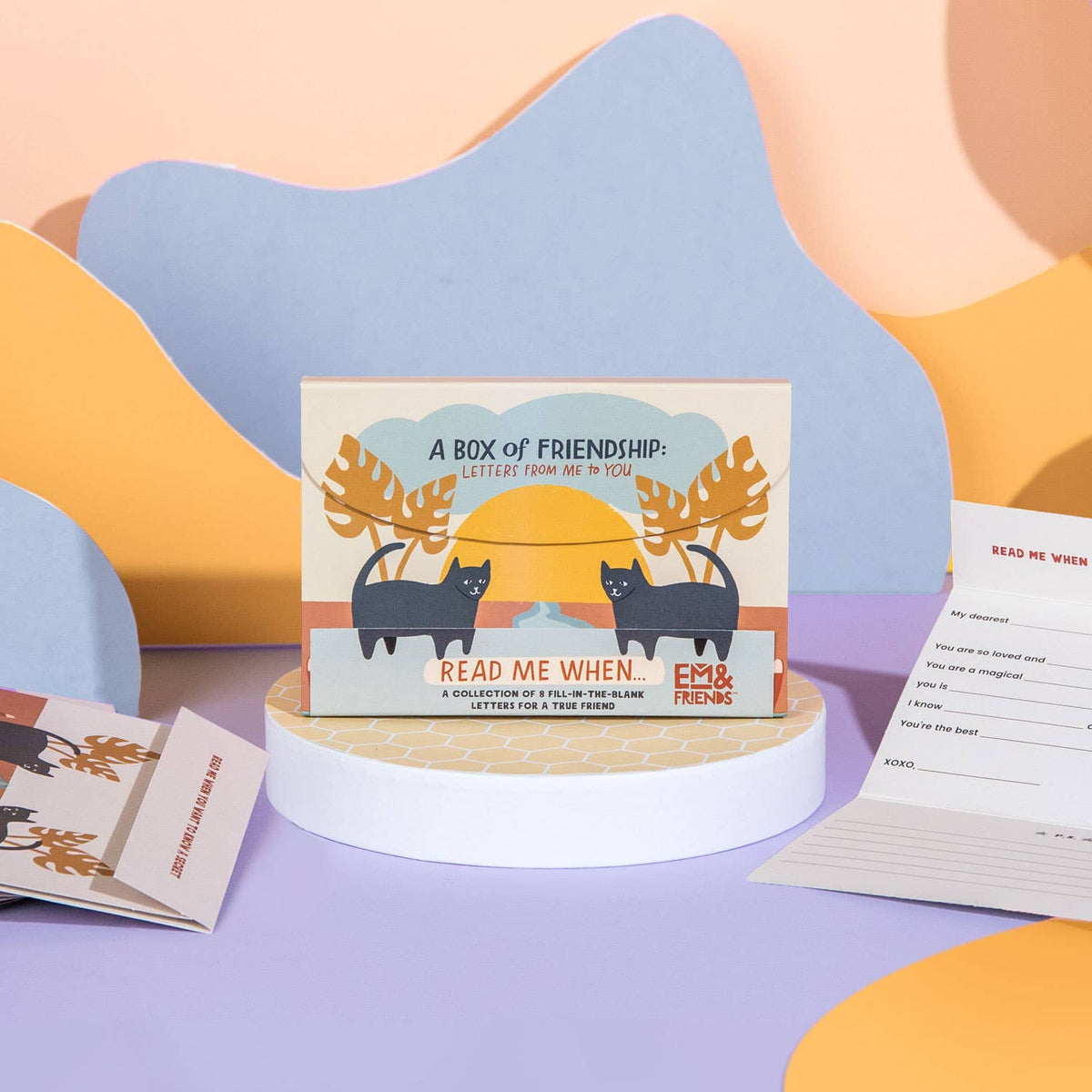 A Box of Friendship Letters from Me to You :: A Collection of 8 Fill in the Blank Letters for a True Friend