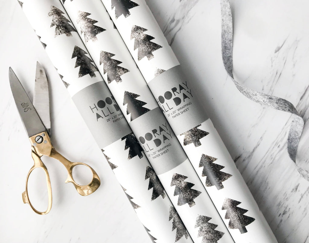 Block Trees Wrapping Paper Sheet – PERIOD SIX STUDIO