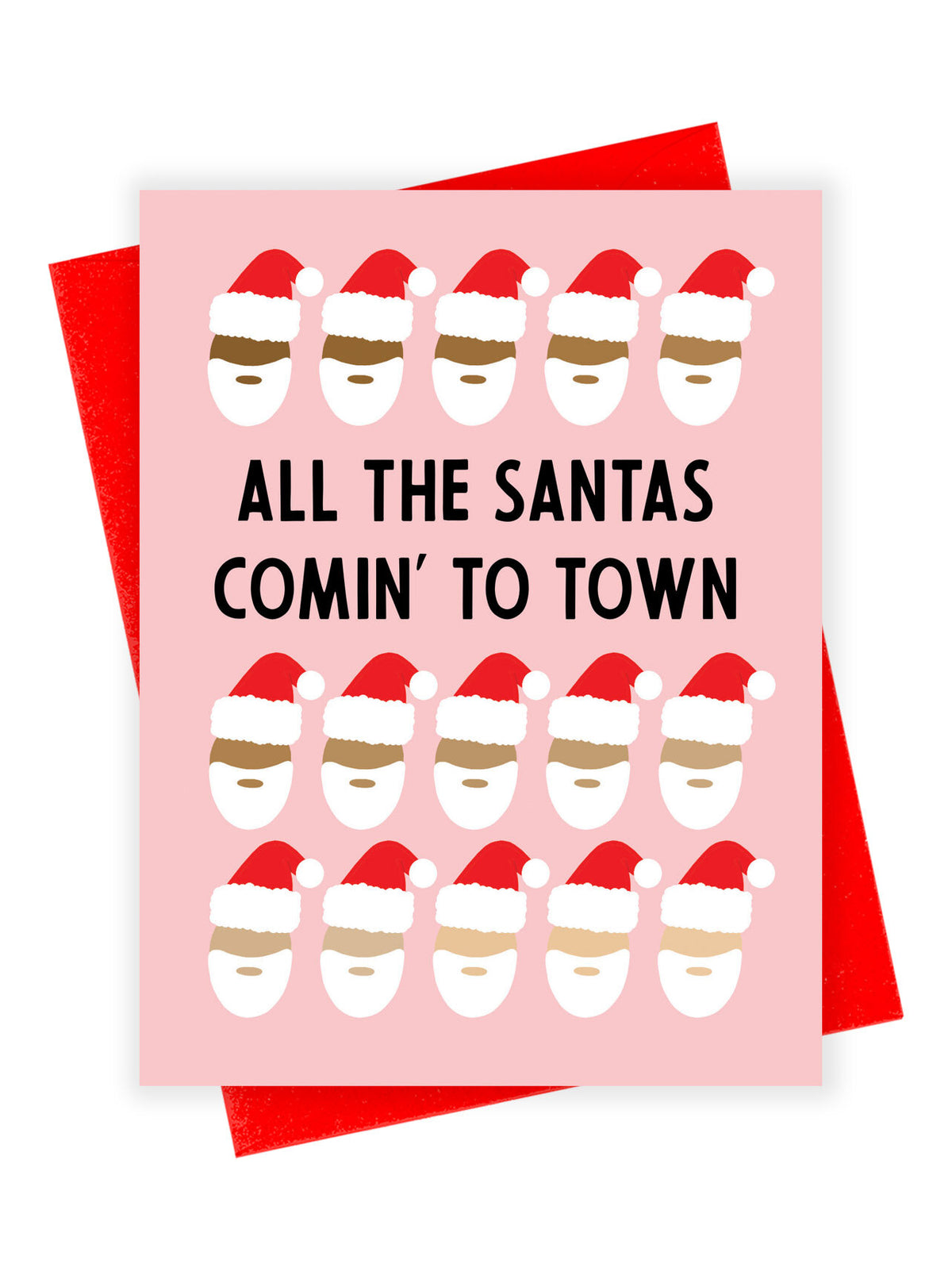 All The Santas Card