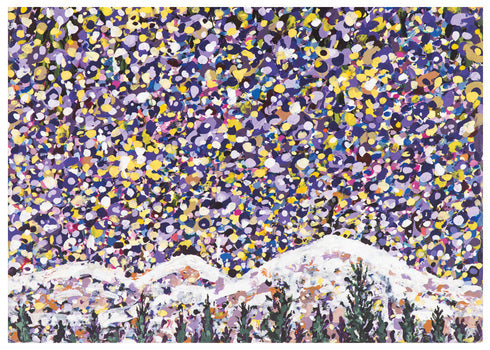Impressionist Holiday Scene Card by Father Arthur Poulin