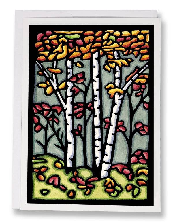 Autumn Woods Card