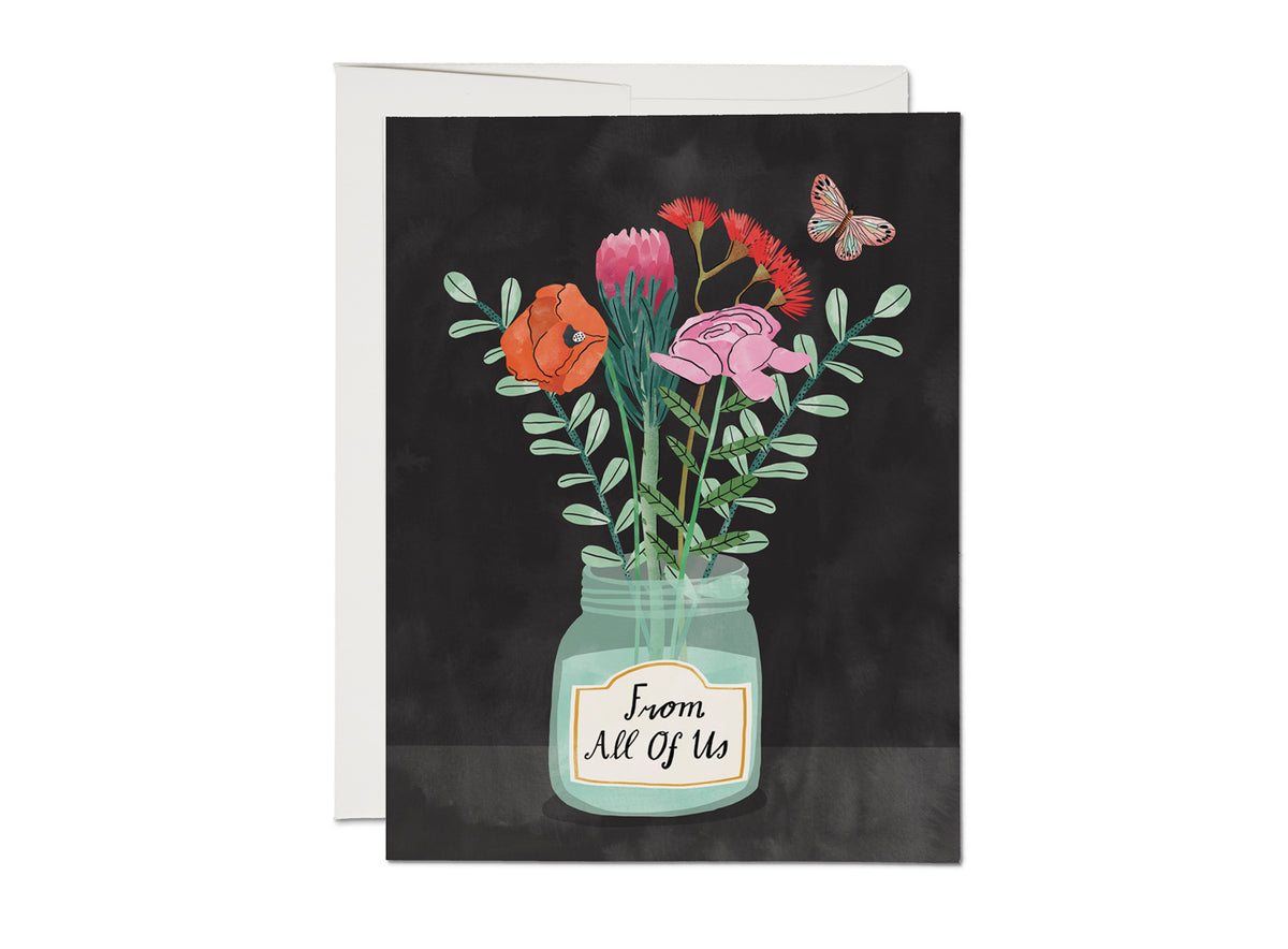 Flowers From Us Card