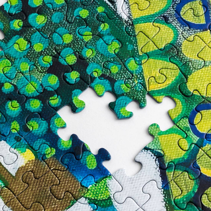 Micro shot of Botanical Song Puzzle