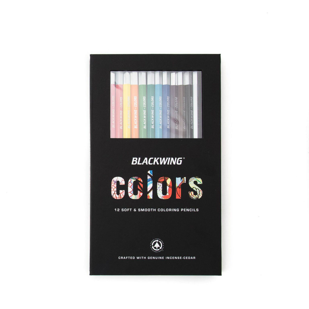 Box of 12 Blackwing Colors Colored Pencils