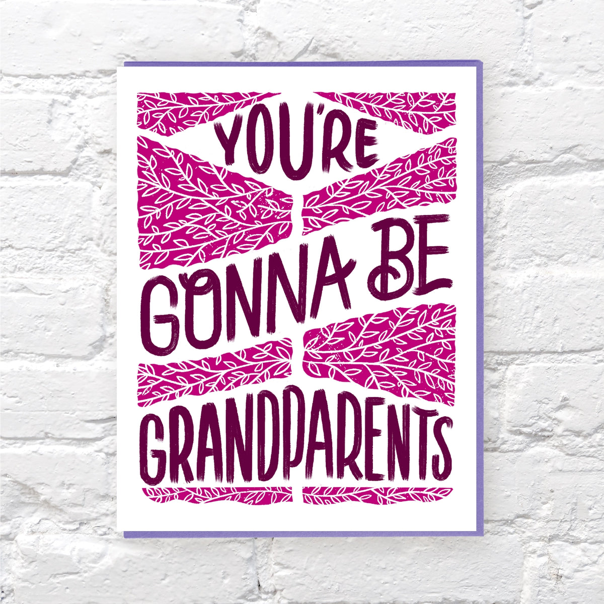Gonna Be Grandparents New Baby Card