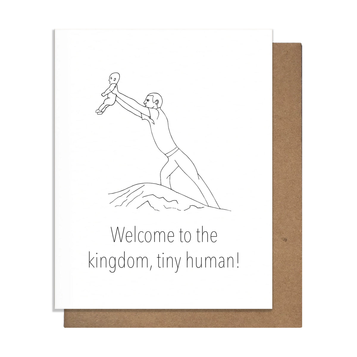 Welcome to the Kingdom Baby Card
