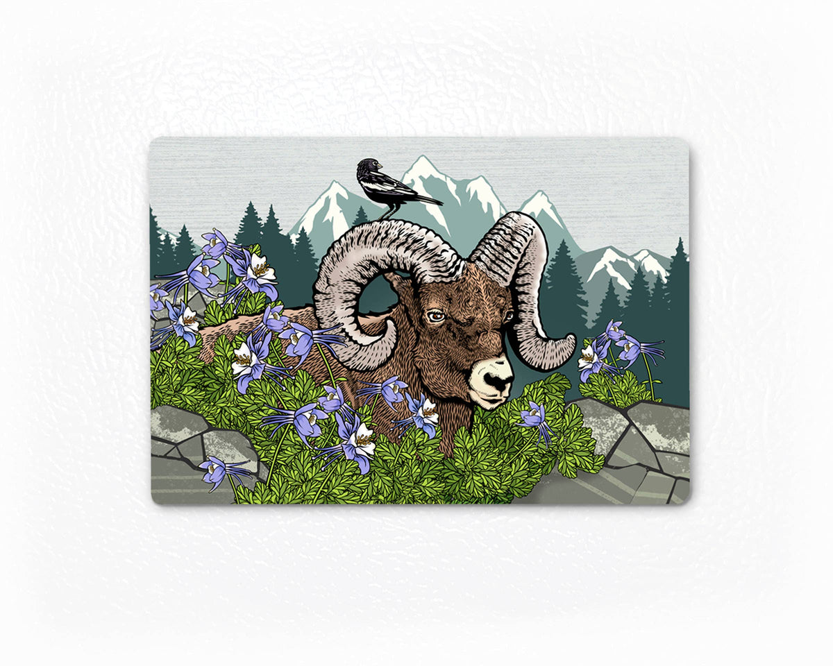 Bighorn Sheep Fridge Magnet