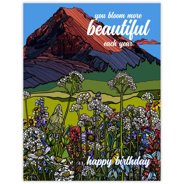 Beautiful Bloom Birthday Card