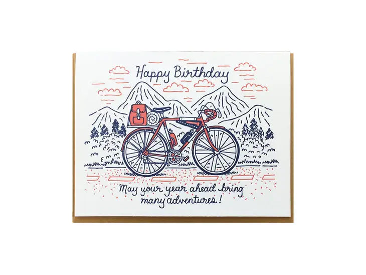 Bicycle Birthday Card