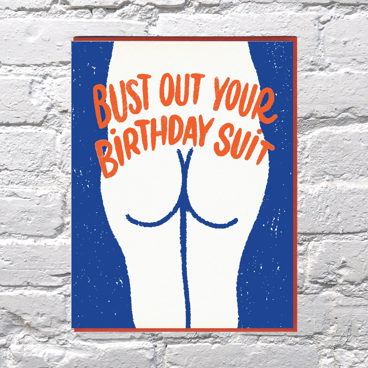 Birthday Suit Birthday Card