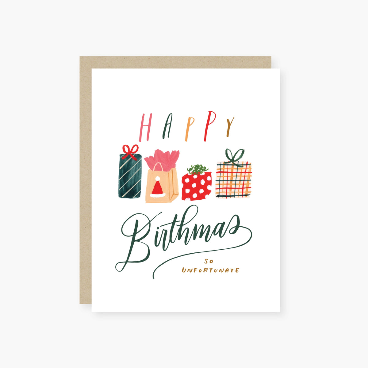 Happy Birthmas! Christmas Birthday Card