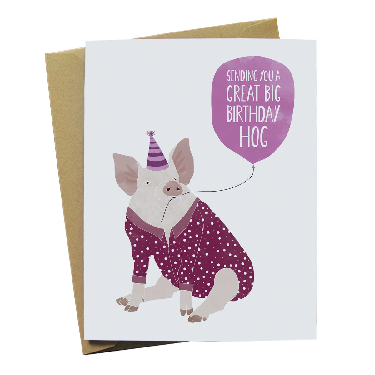 Birthday Hog Card