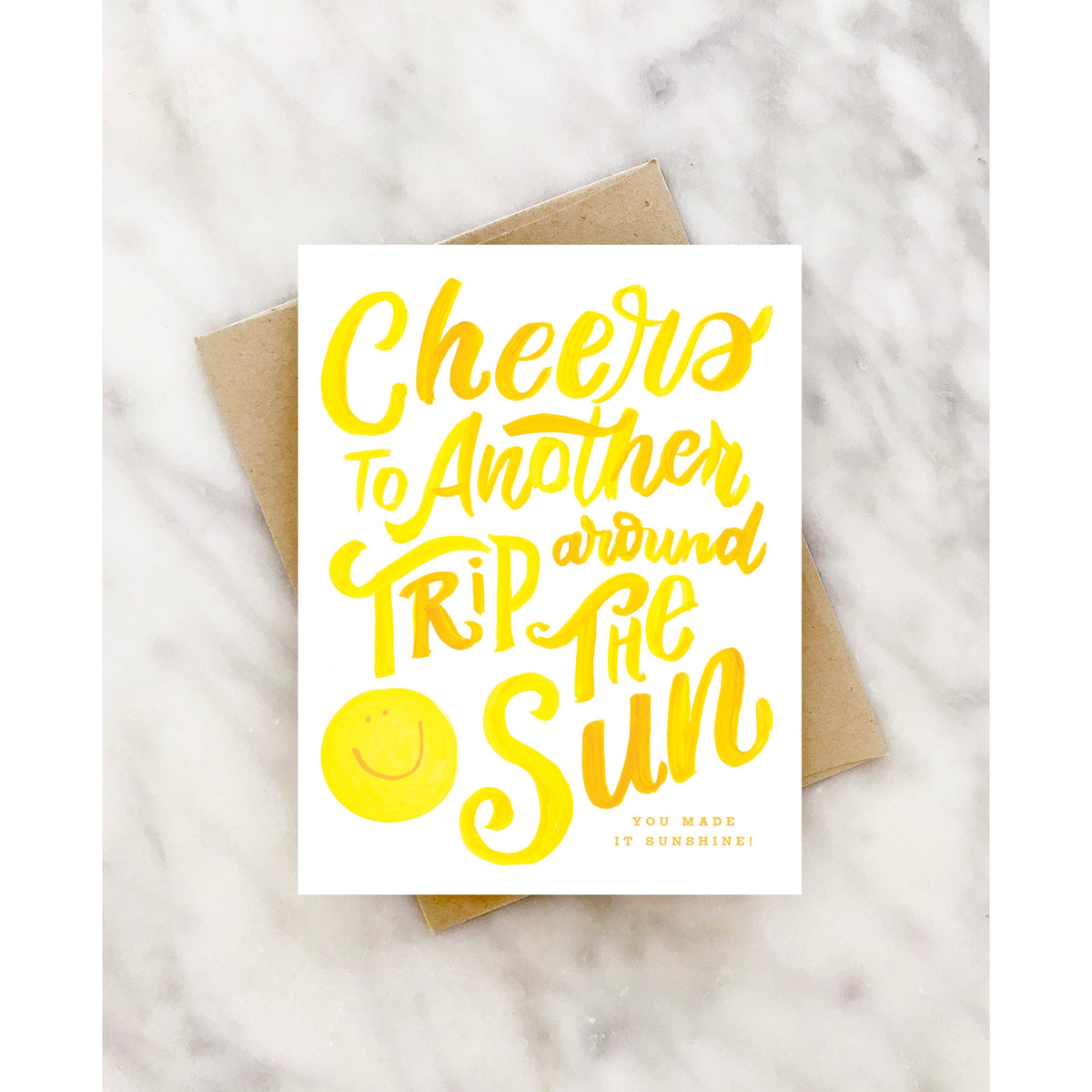 Trip Around the Sun Birthday Card