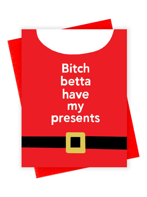 Bitchy Claus Card