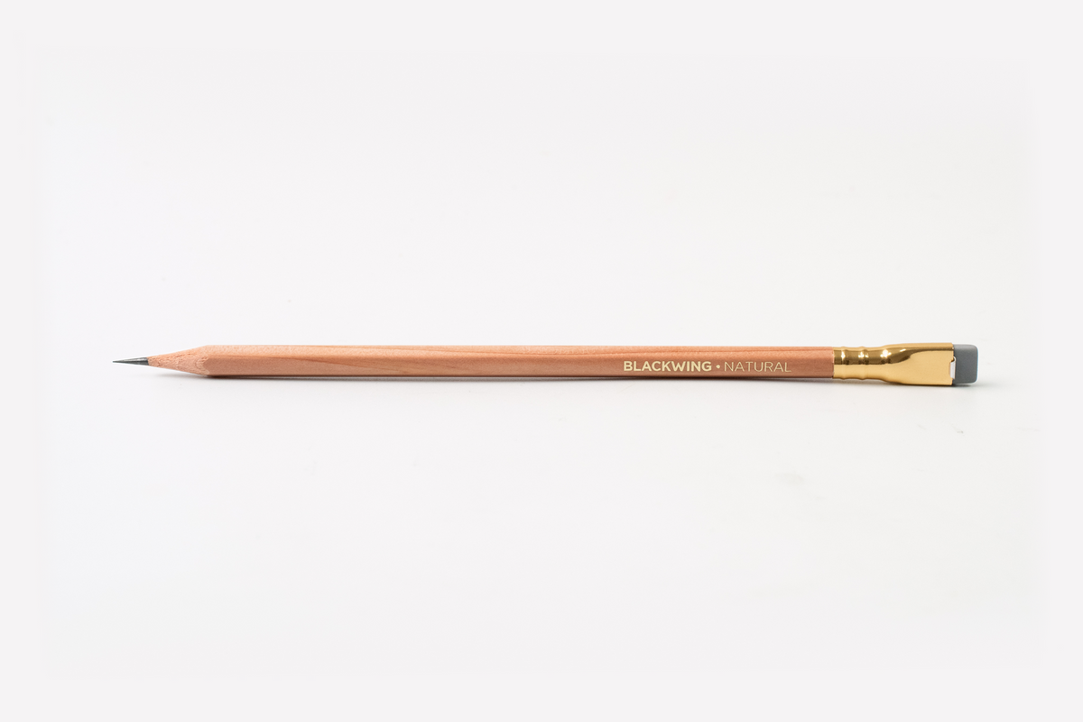 Single sharpened blackwing natural pencil