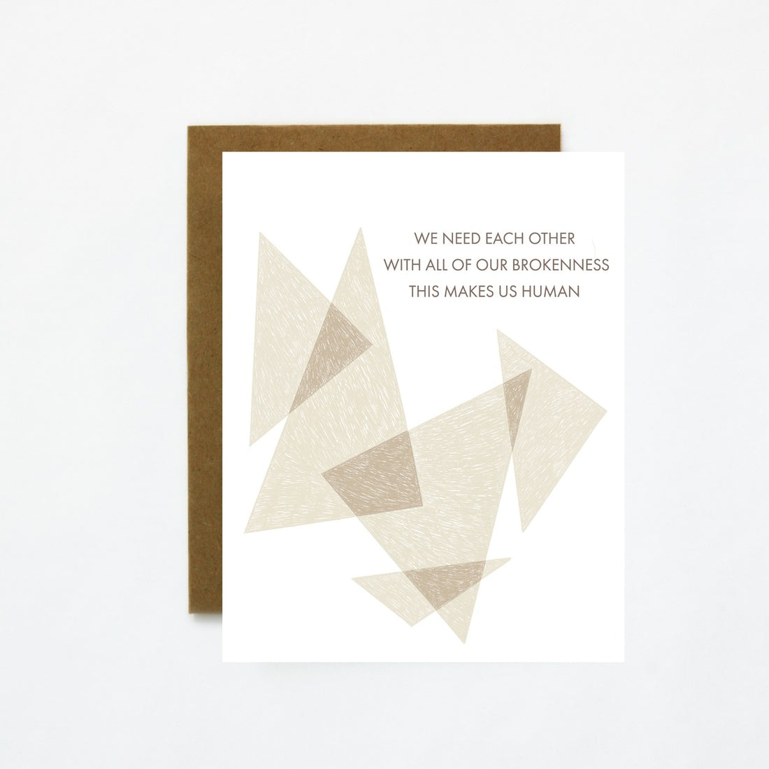 Brokenness Greeting Card