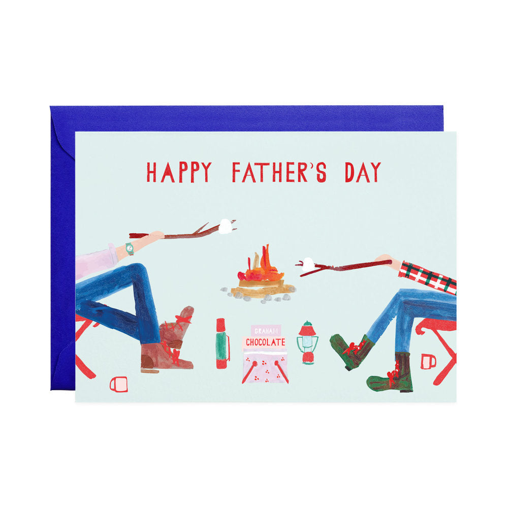 Fire Chat Father's Day Card