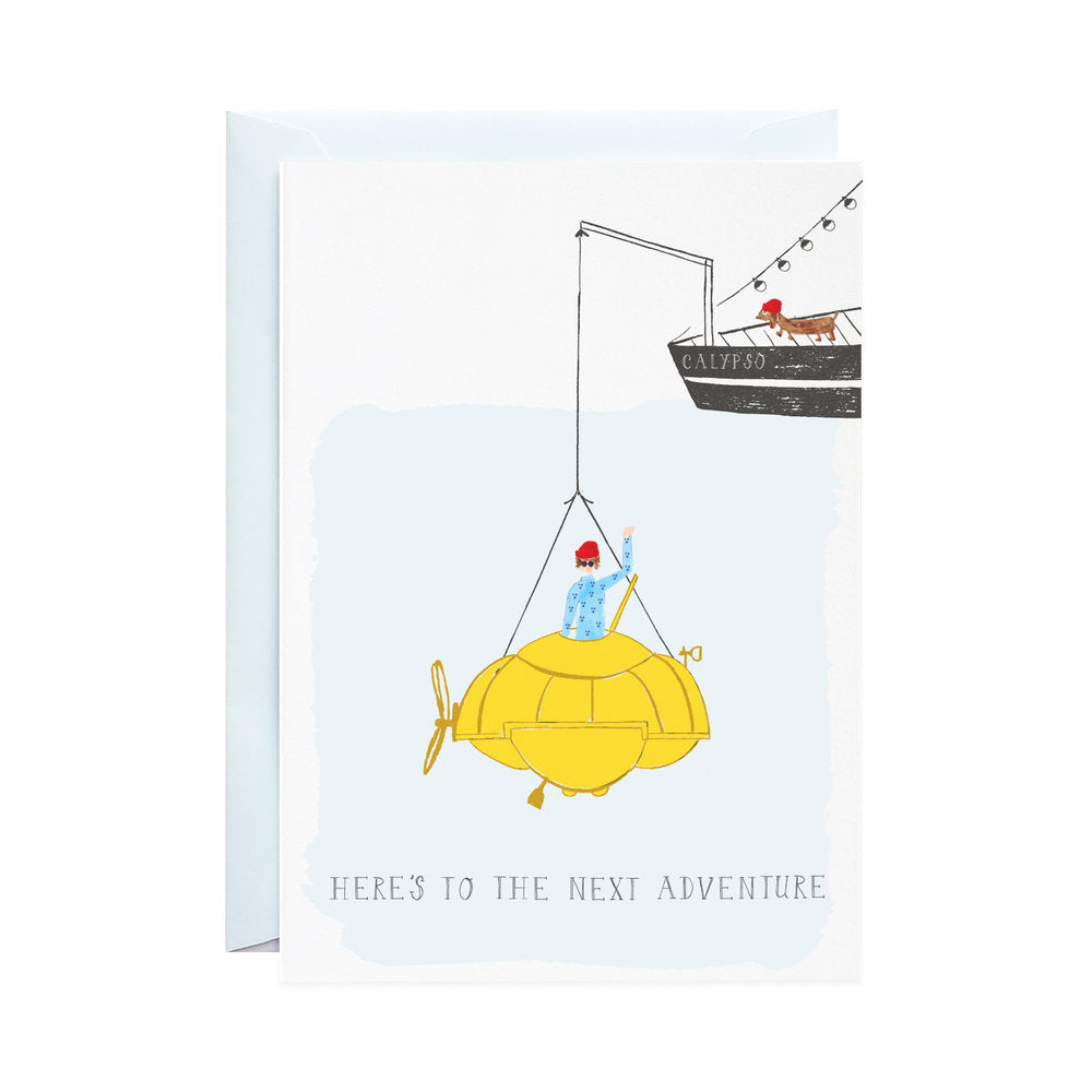 Here's to the next adventure card