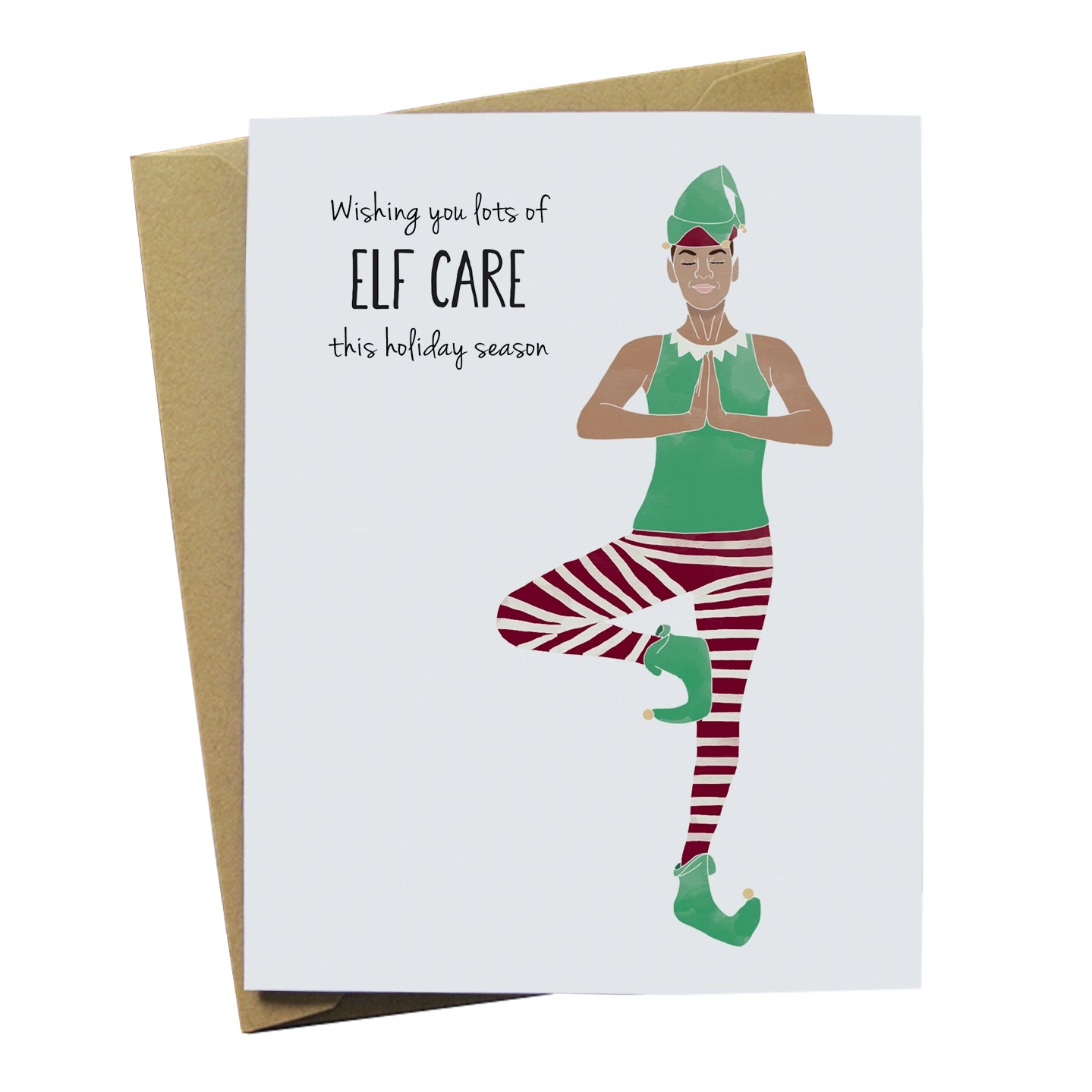 Elf discount christmas card