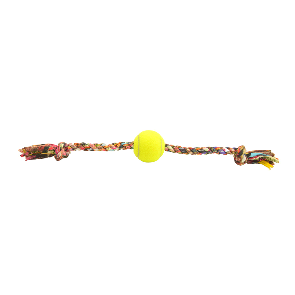 ReRope Upcycled Knotted Dog Toy w/ Ball