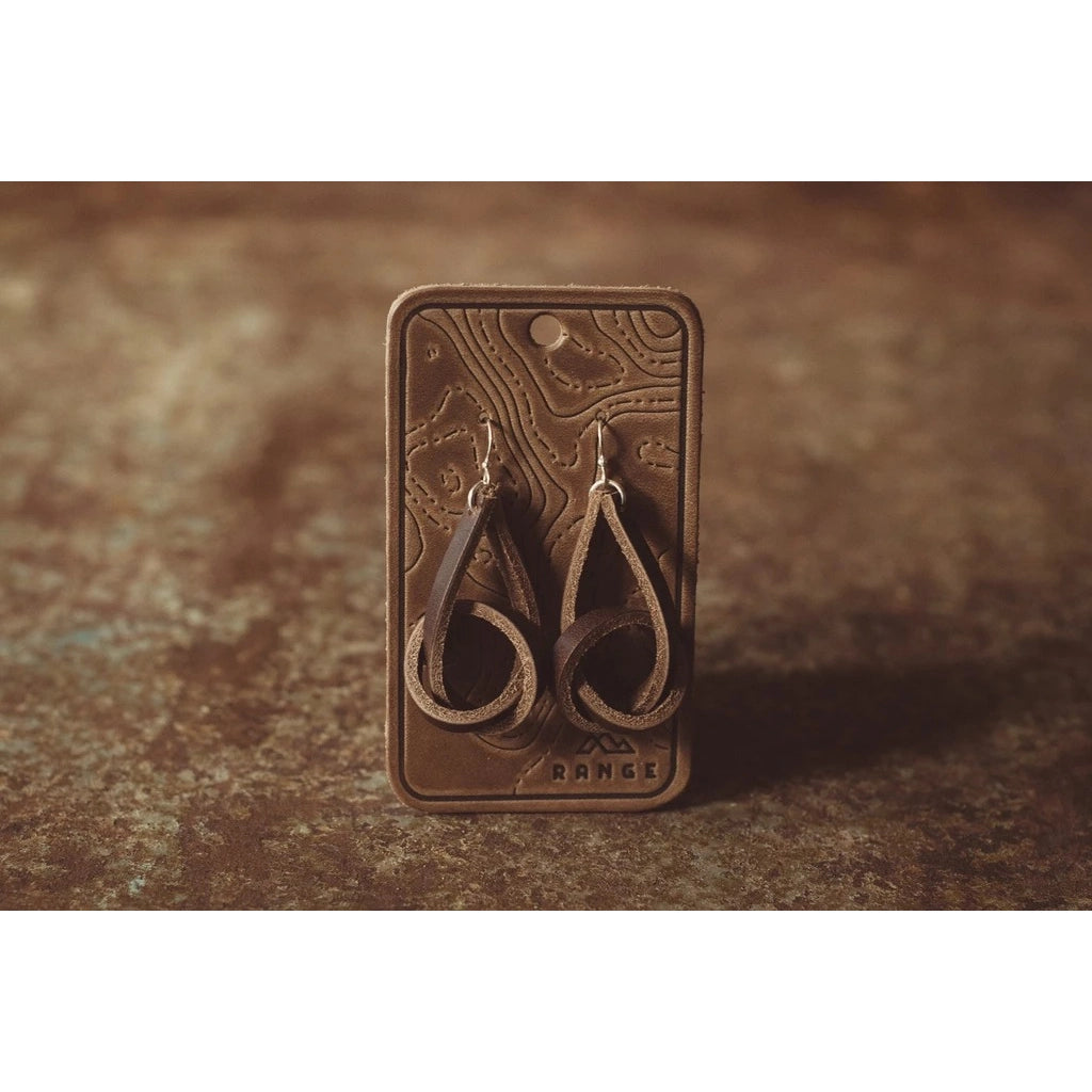 Knot Leather Earrings