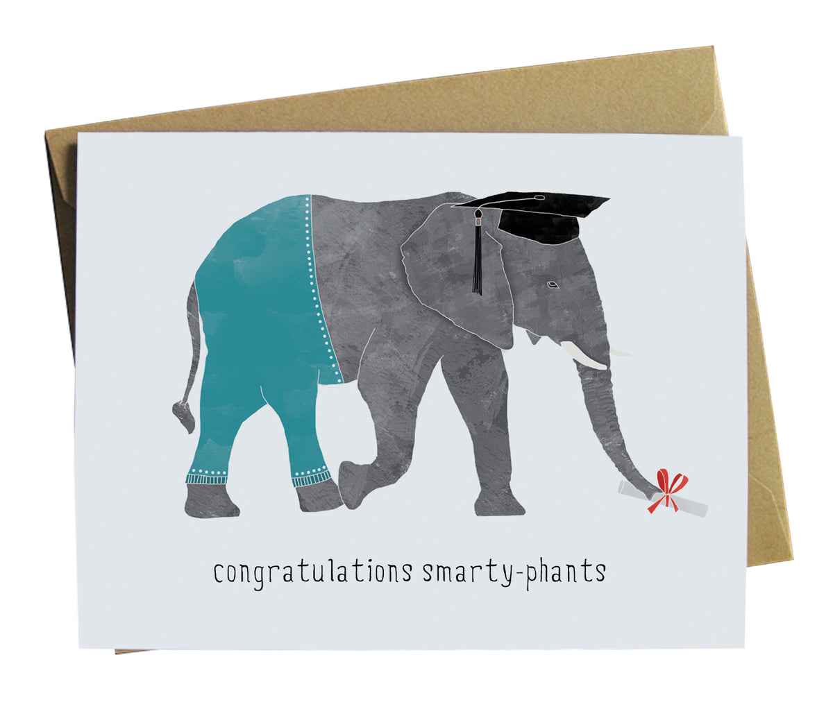Smarty Pants Elephant Card