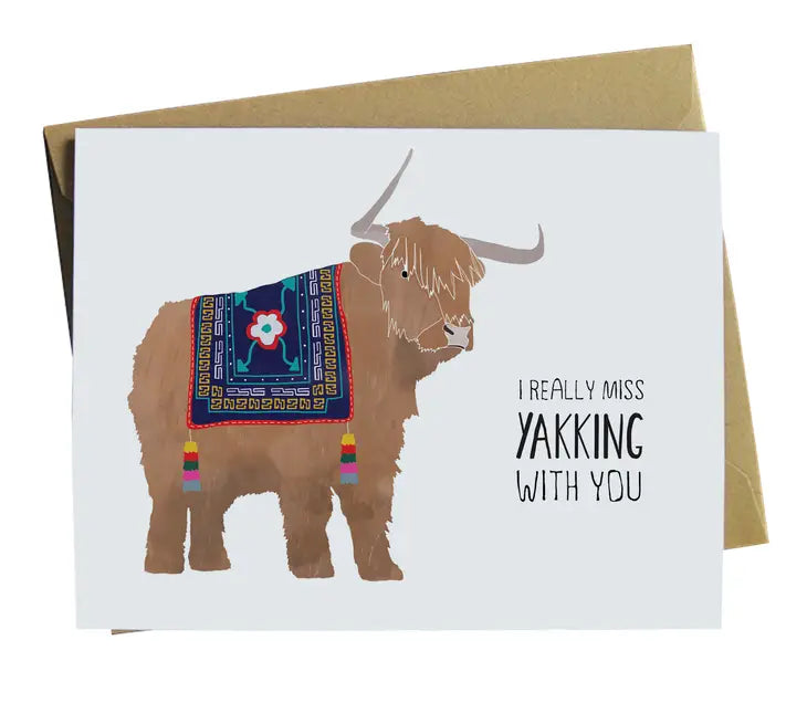 Yakking With You Card