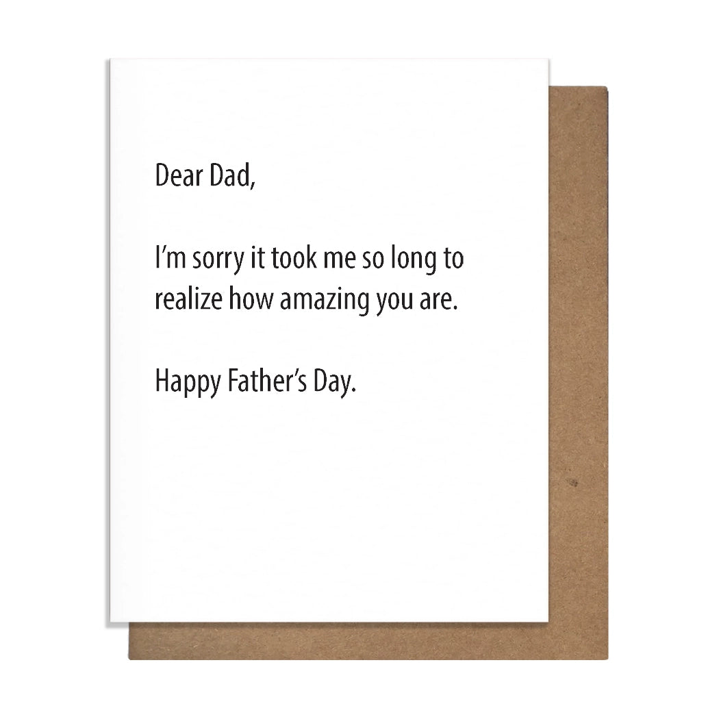 Amazing Dad Father's Day Card
