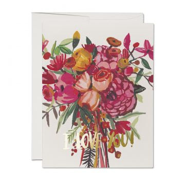 I Love You Bouquet Card