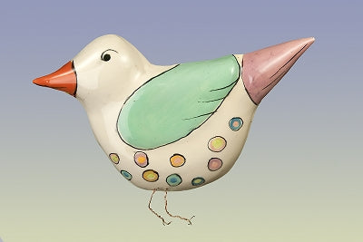Large Ceramic Wall Hanging Bird