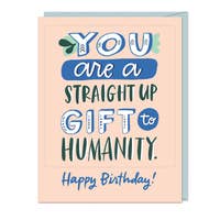 Gift to Humanity Sticker Card