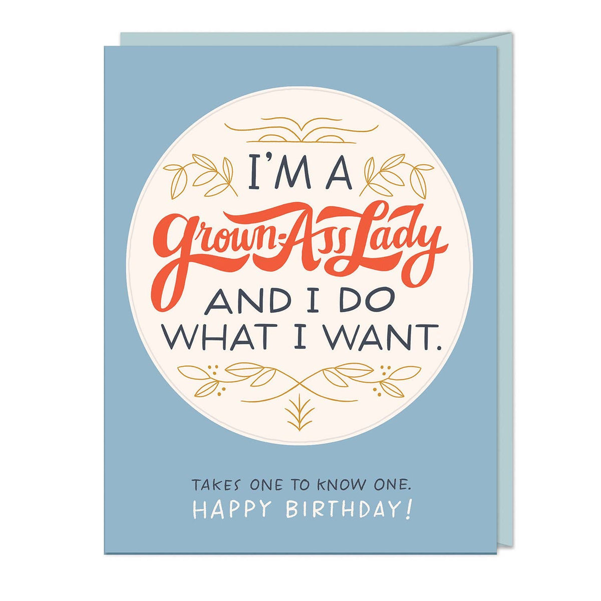 Grown Ass Lady Sticker + Birthday Card