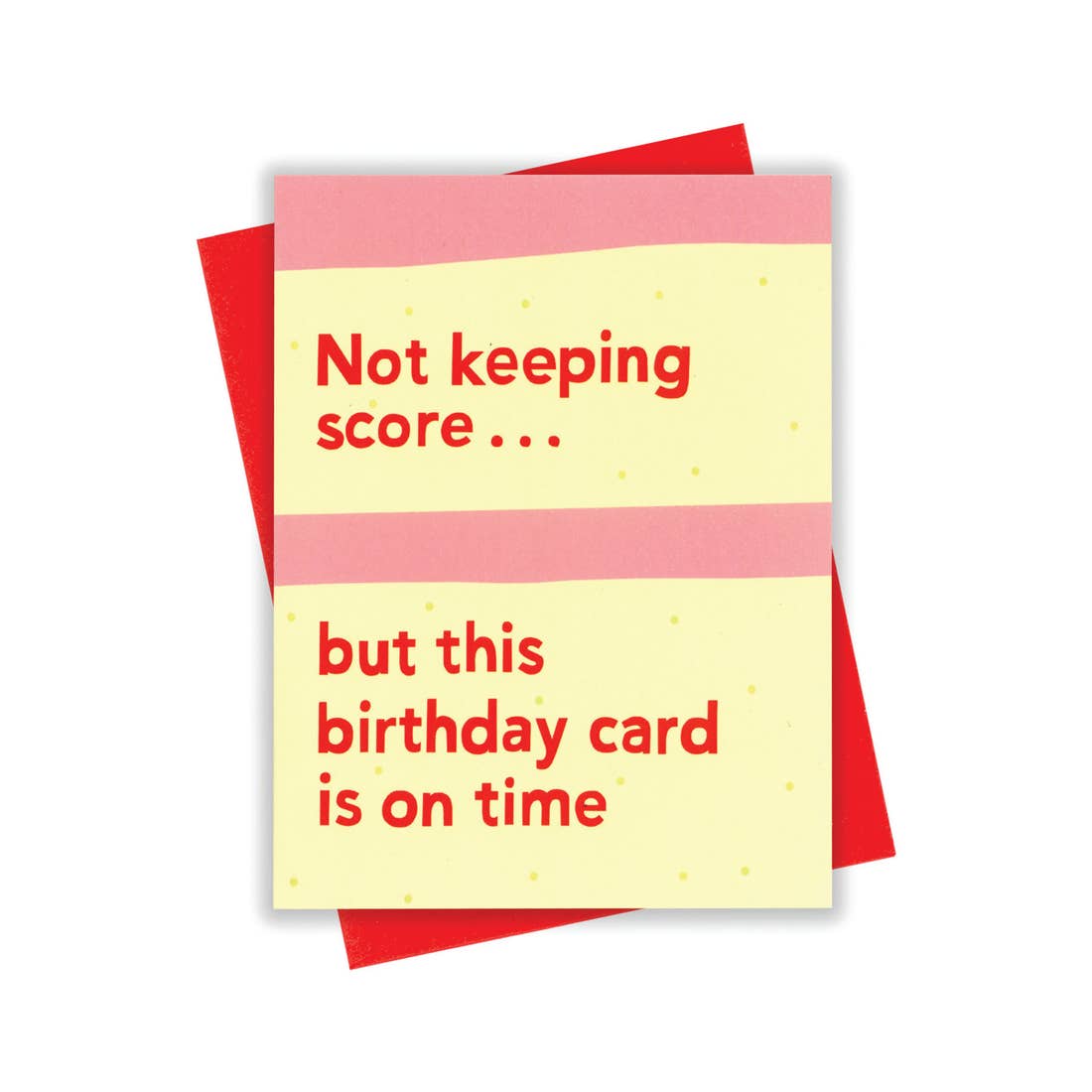 This Birthday Card is On  Time Card