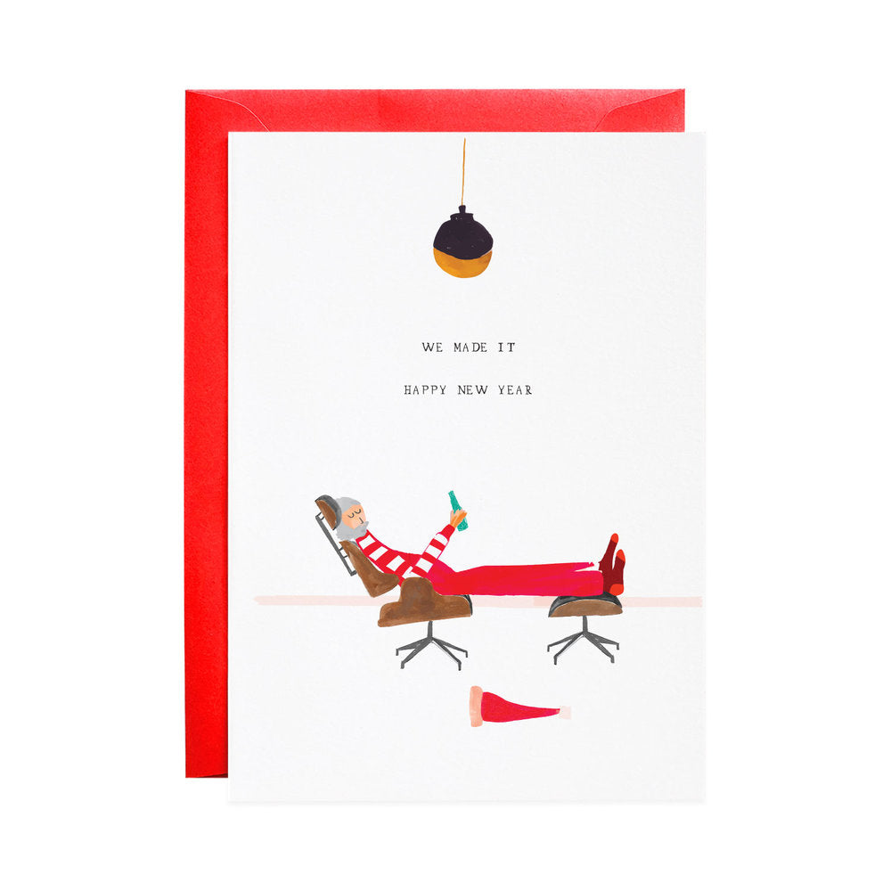 We Made It, Mr. Claus Holiday Greeting Card