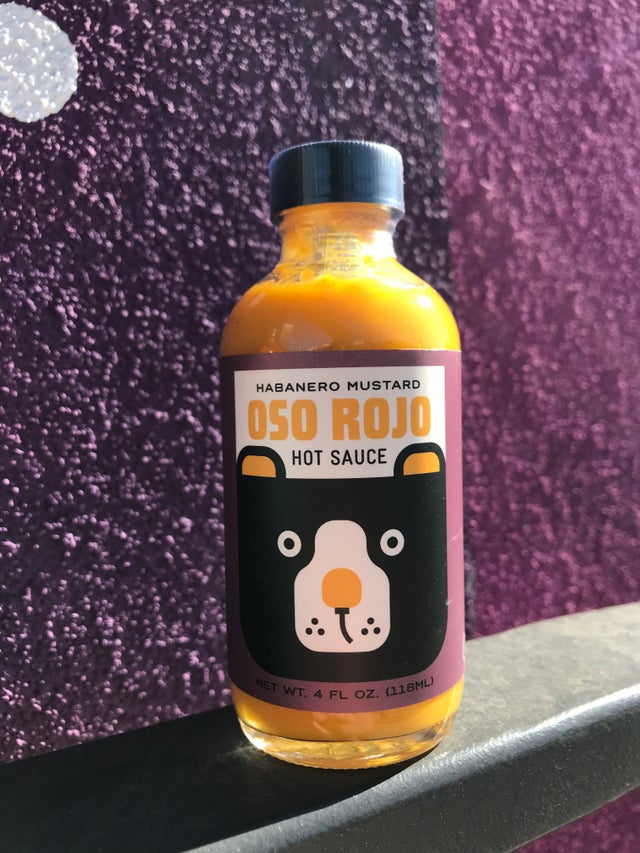 Oso Rojo Hot Sauce :: Habanero Mustard