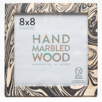 Hand-Marbled Hardwood Frame Collection