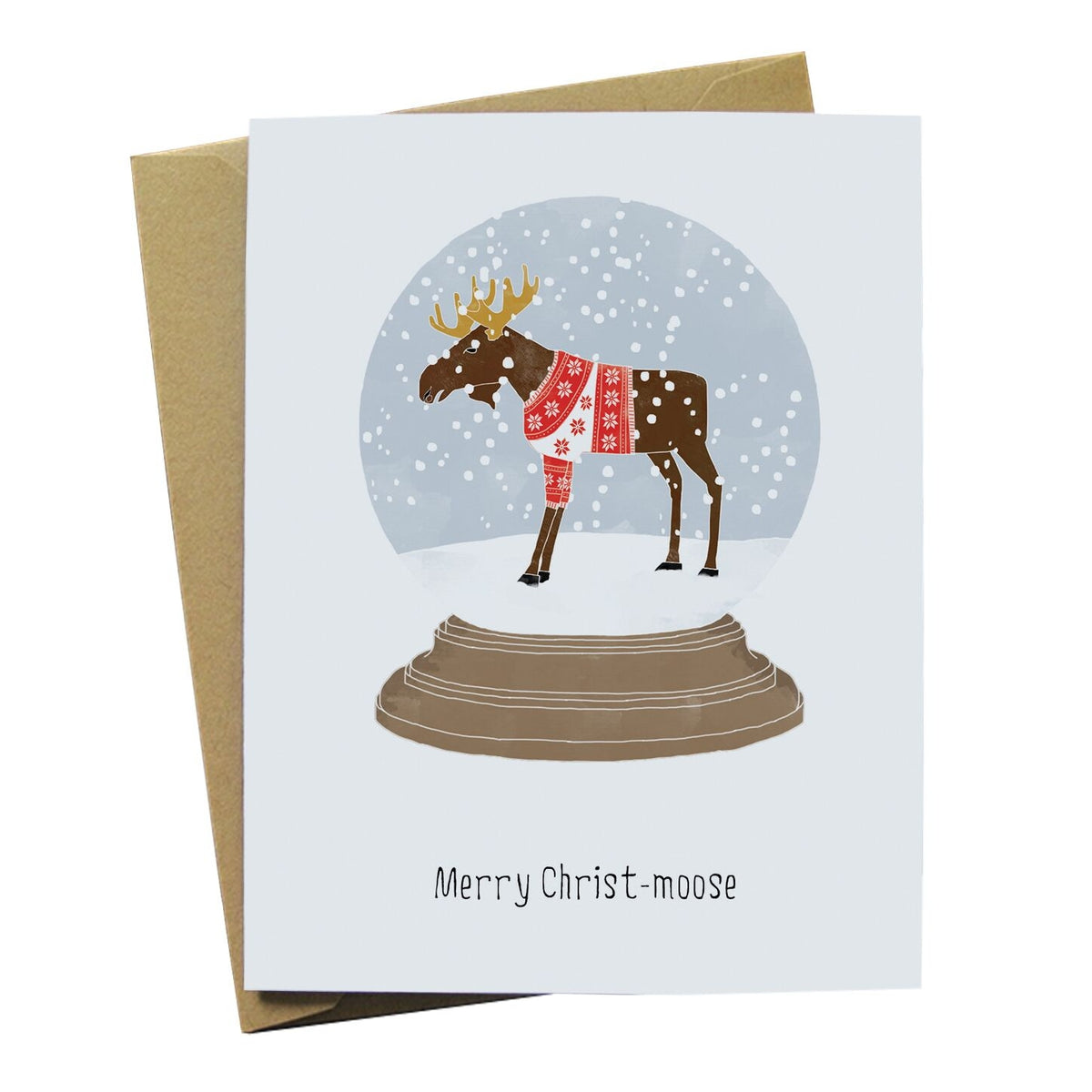 Christ-moose Holiday Card
